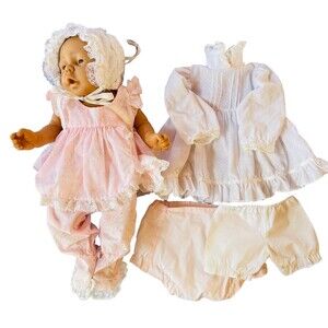 Anatomically Correct Jesmar Newborn Baby Doll Girl Made In Spain Two Outfits